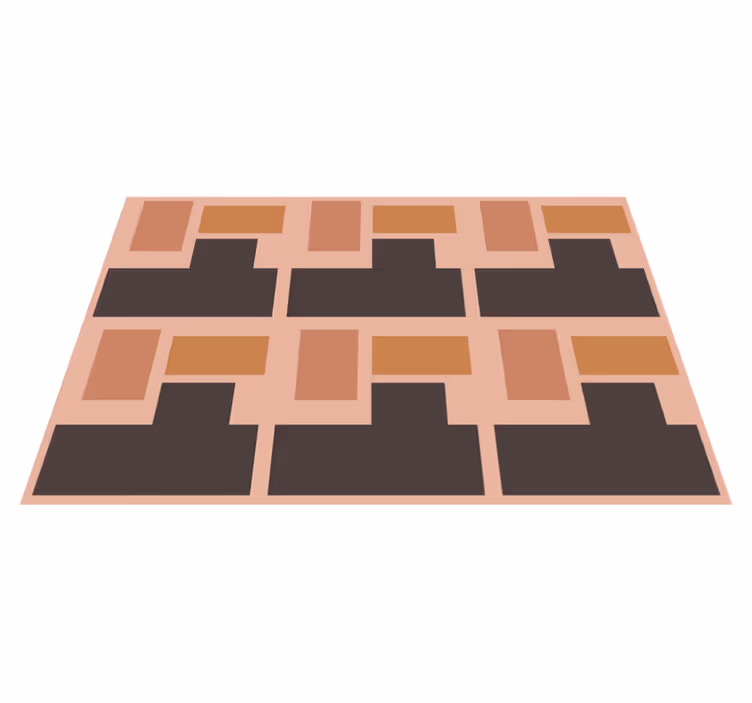 Abstrakt geometrisk arrangemang bordstabletter modernt - Tenstickers