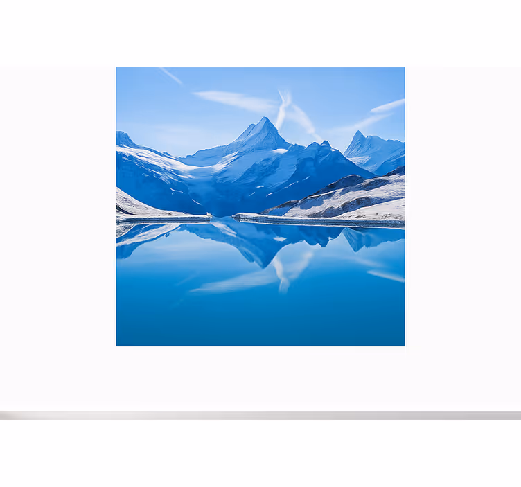 Bachalpsee-reflektioner Fototapeter Fjäll - Tenstickers
