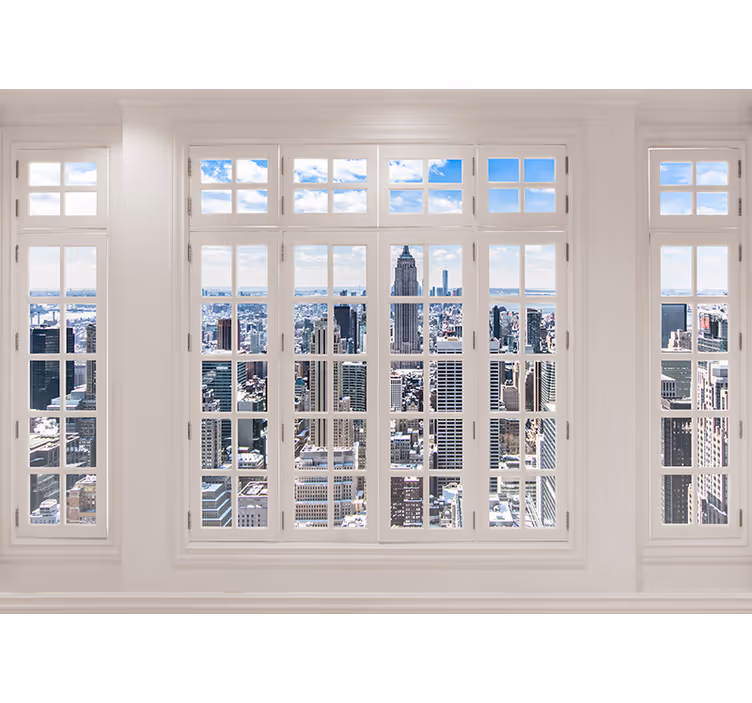 New york city skyline fototapet tapet - Tenstickers