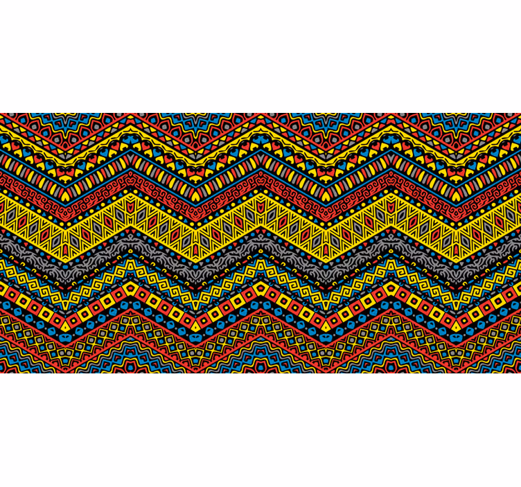 Fototapeter afrikansk färgglada tribal - Tenstickers