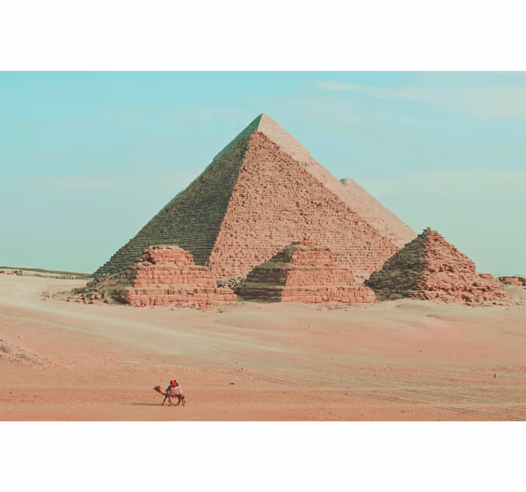 Fototapeter afrikansk pyramider estetisk fotografi - Tenstickers