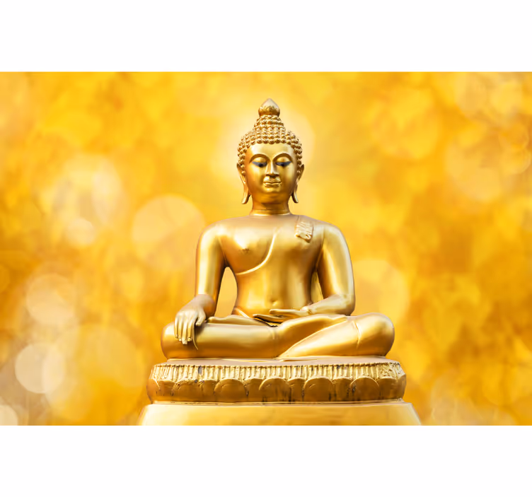 Fototapeter buddha triptyk buda - Tenstickers