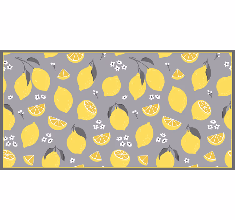 Fototapeter kök tropisk citron - Tenstickers
