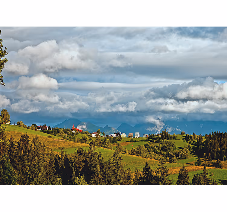 Fototapeter korridor tatry landskap - Tenstickers