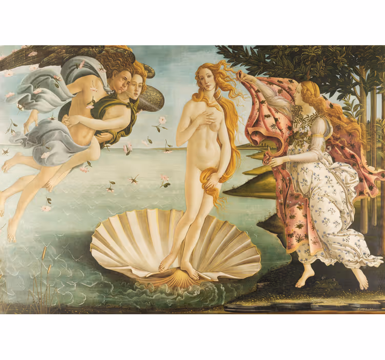 Fototapeter biljetter venus födelse - Tenstickers