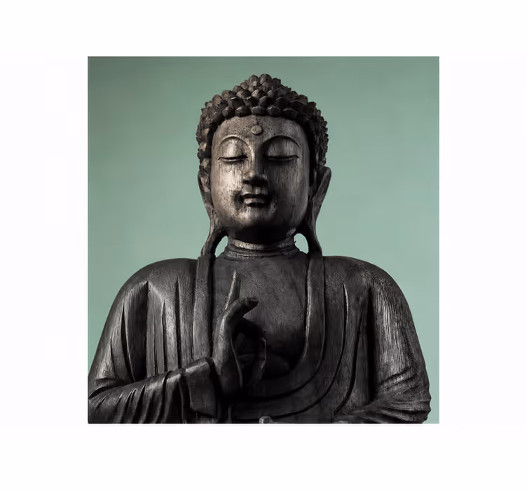 Fototapeter buddha skulptur - Tenstickers