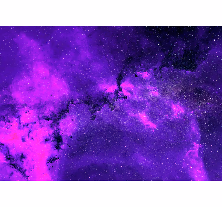 Lila nebulosa från vårt purpla fototapetersortiment - Tenstickers