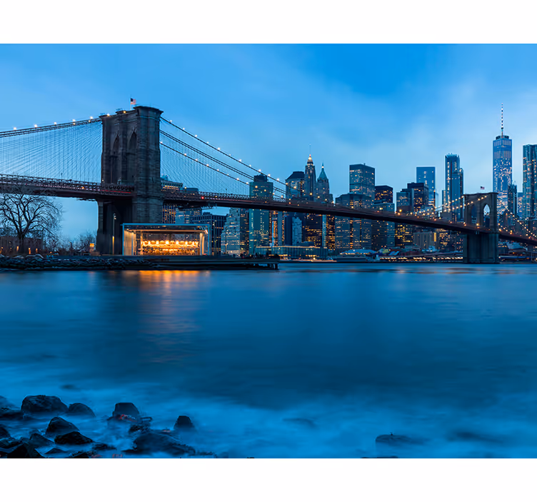 Manhattan visa new york fototapet - Tenstickers