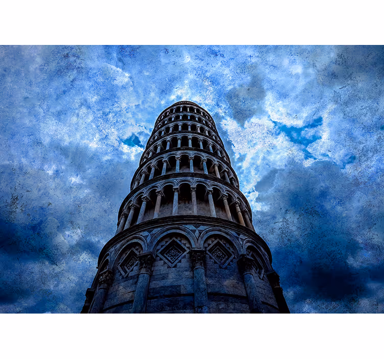 Tower of pisa fototapet för dina väggar - Tenstickers