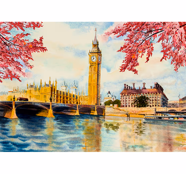 Fototapet big ben london fototapet - Tenstickers
