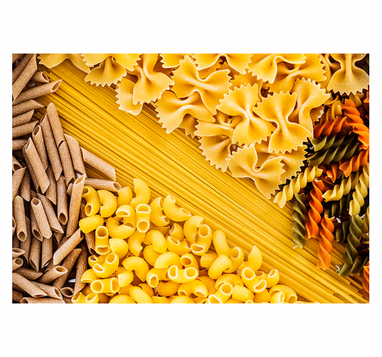 Olika pasta kök fototapet - Tenstickers