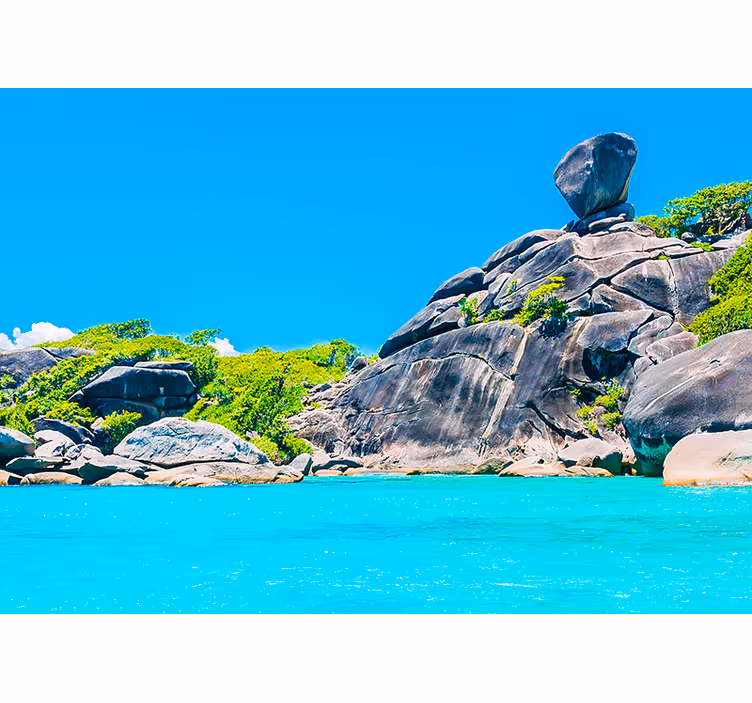 Sjö i phuket sjöfototapet - Tenstickers