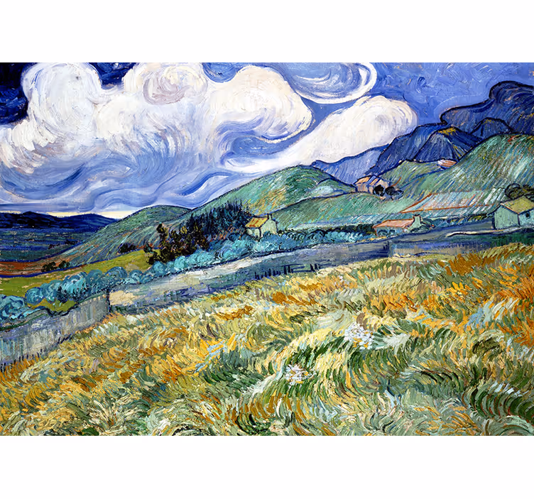 Konstnärlig van gogh iris klassisk konst fototapet - Tenstickers