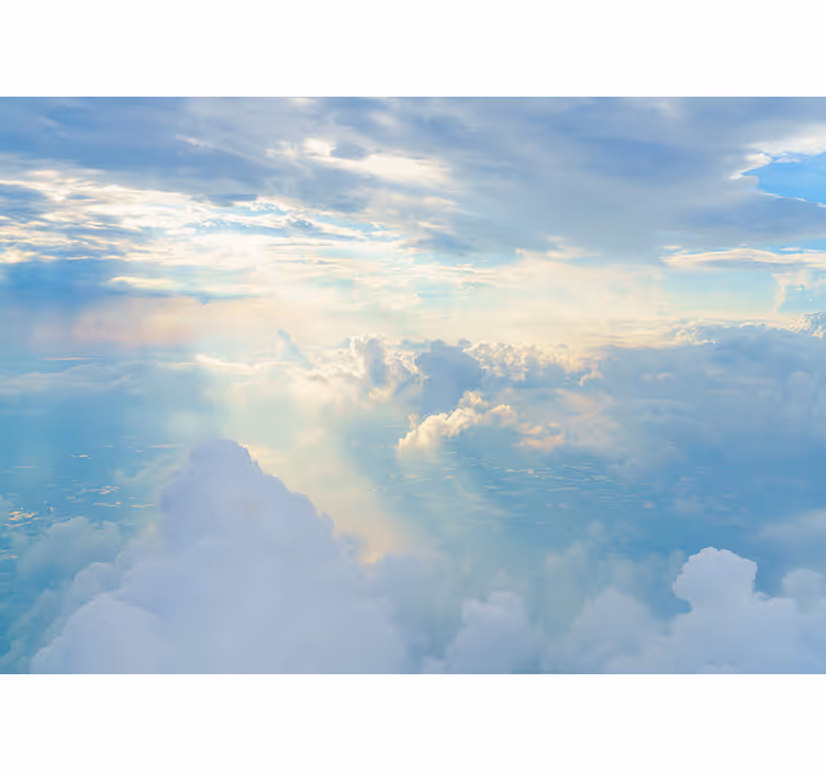 Lysande himmel fototapeta - Tenstickers