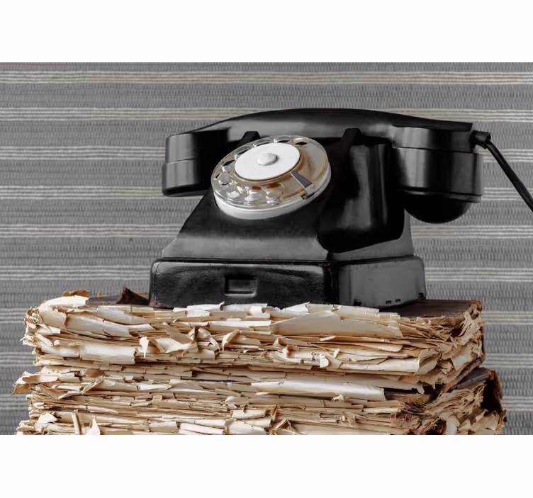 Fototapeter fordon vintage telefon klassisk - Tenstickers