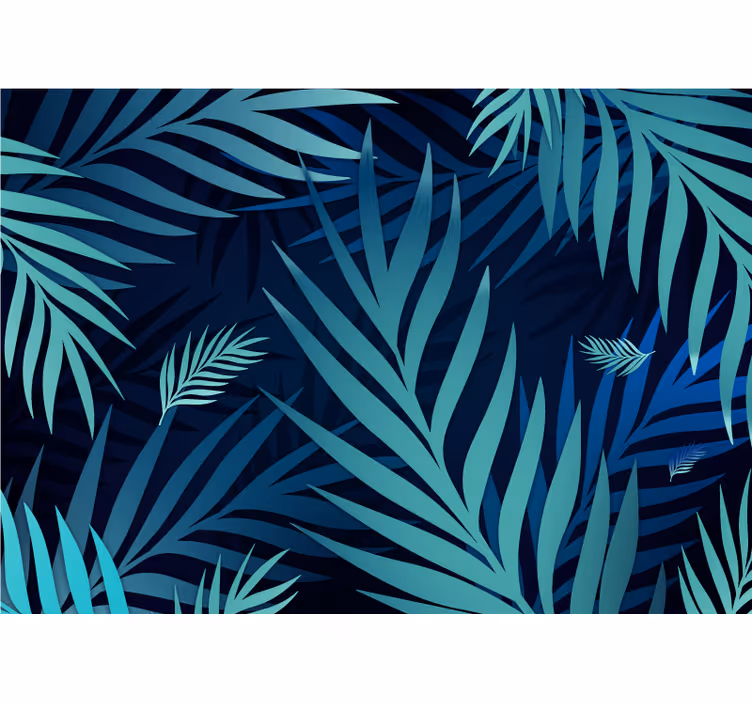 Fototapeter natur exotiskt bladmotiv - Tenstickers