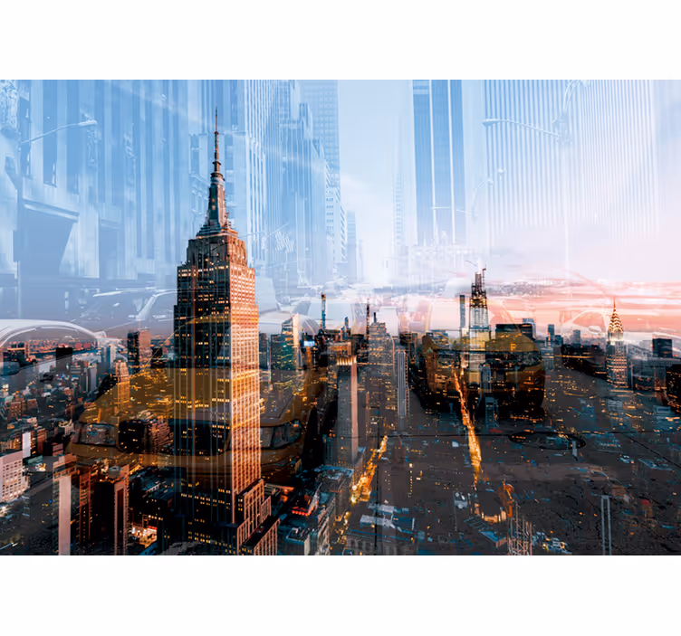 Empire state skyline Fototapeter New York - Tenstickers