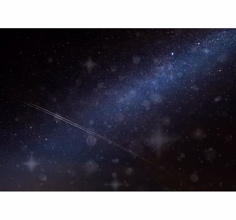 Galax full av stjärnor utrymme fototapeta - Tenstickers