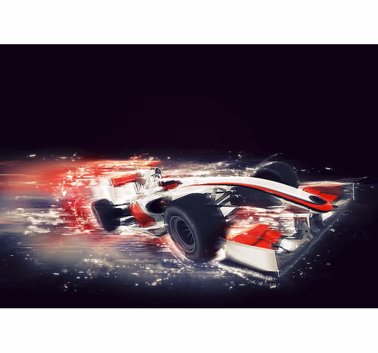 Fototapeter fordon racingbil rörelse - Tenstickers