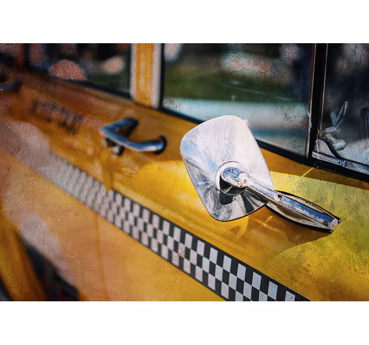 Fototapeter new york ikonisk gul taxi - Tenstickers