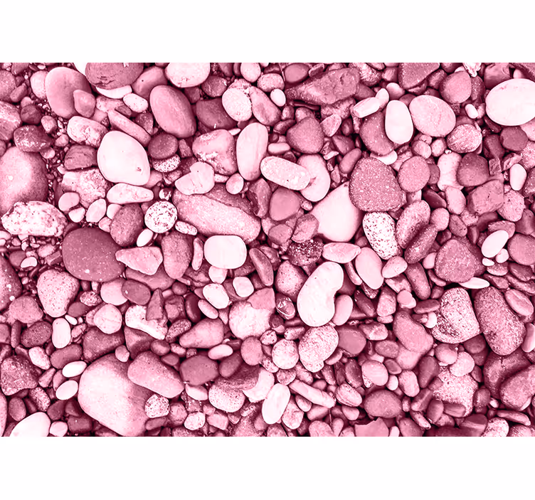 fototapeta med rosa stenar - Tenstickers