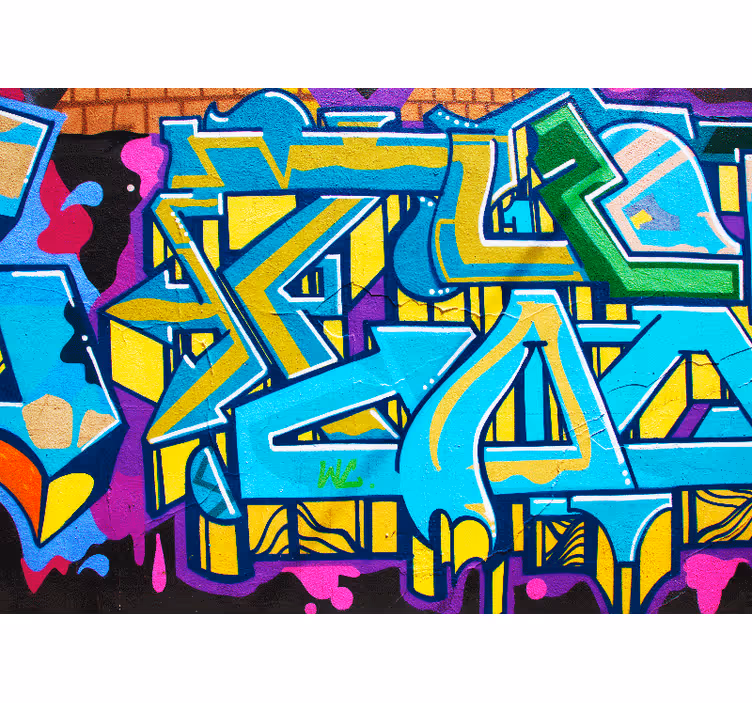 Fototapeter urban konst levande urban uttryck - Tenstickers