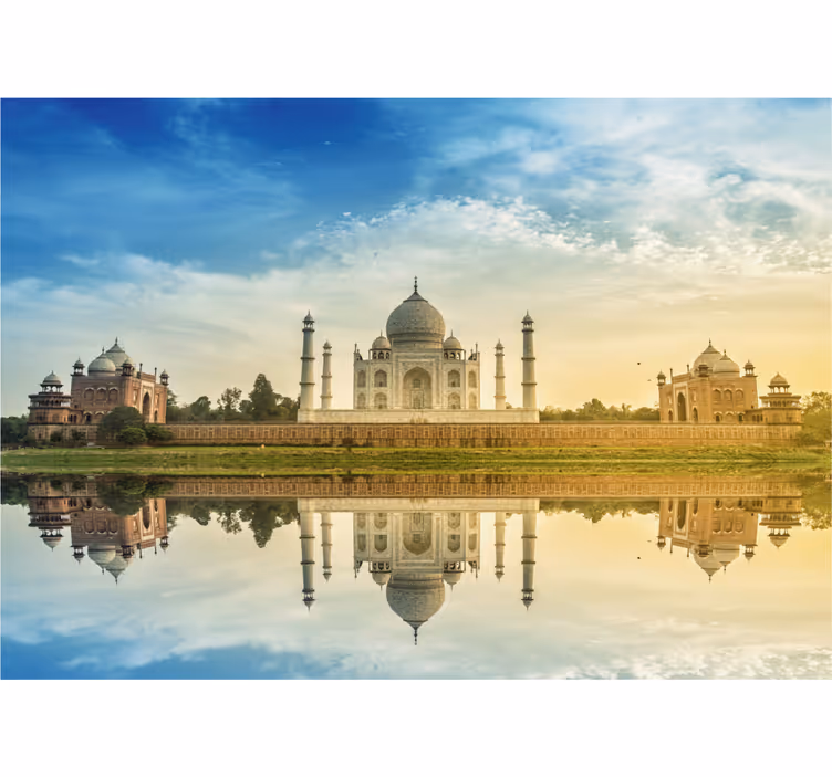 Taj mahal indisk fototapeta - Tenstickers