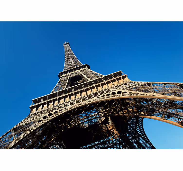 Eiffeltornets utsiktspunkt Fototapeter Paris - Tenstickers