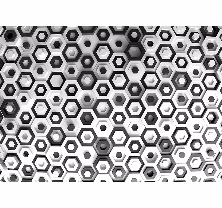 Fototapeter textur och mönster hexagonalt mönster - Tenstickers