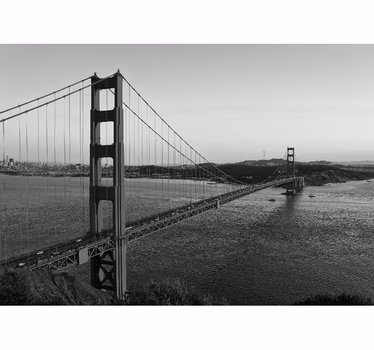 Fototapeter städer och länder golden gate struktur - Tenstickers