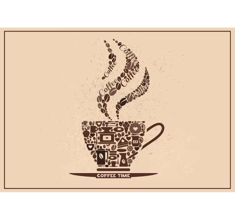 Kaffetid fras Fototapeter fraser - Tenstickers