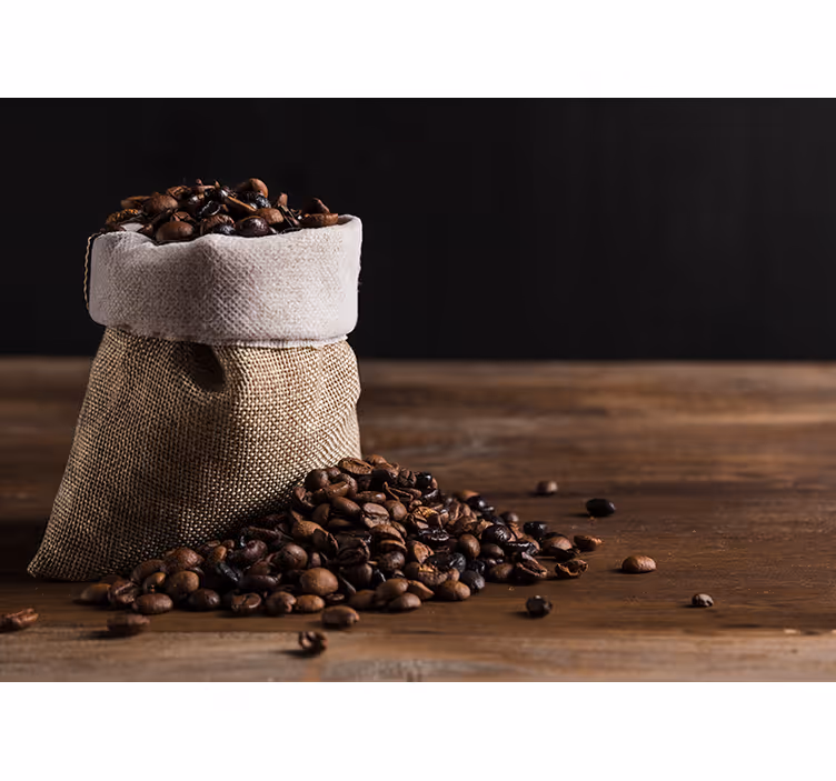 fototapeta för kaffebönor - Tenstickers