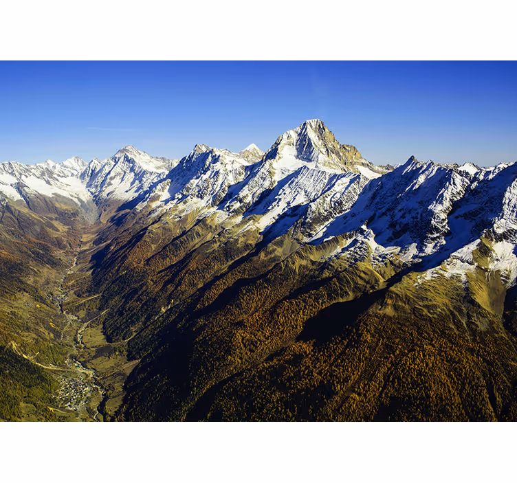 Majestätisk bergslandskap Fototapeter Fjäll - Tenstickers