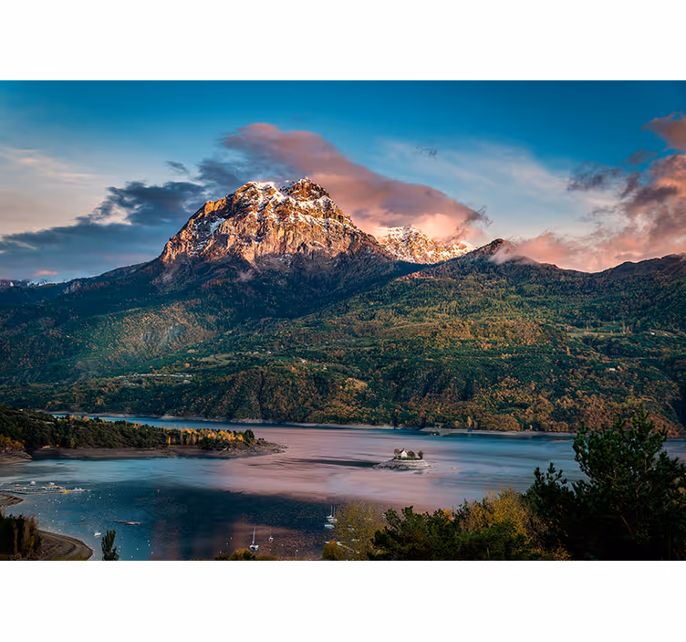 Fototapeter landskap storslagen alpin natur - Tenstickers
