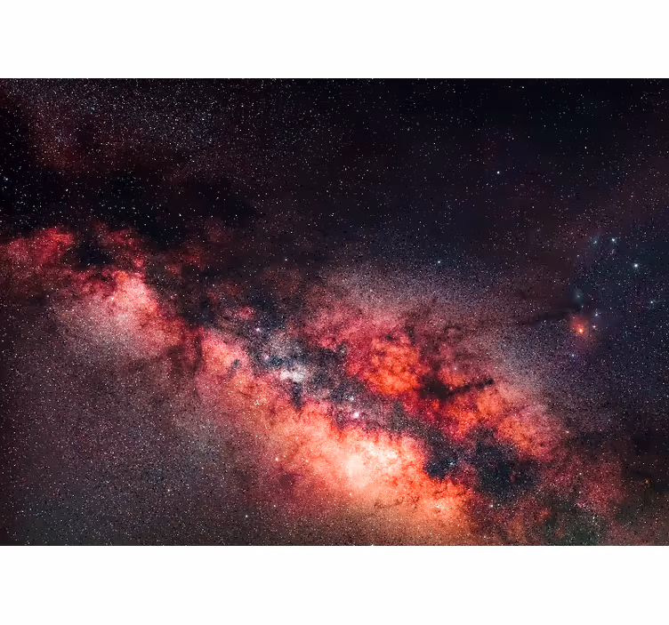 Fototapeter rymden galaktisk nebulascen - Tenstickers