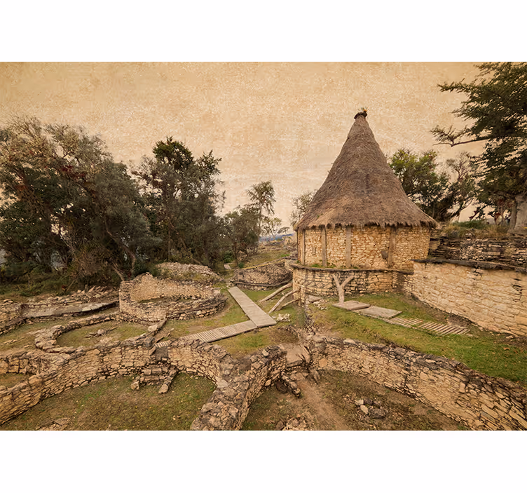 Kuelap i norra peru natur fototapeta - Tenstickers