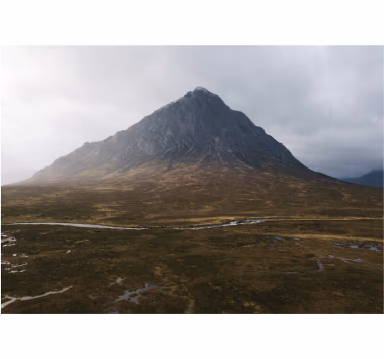 Fototapeter fjäll majestätisk bergstopp - Tenstickers