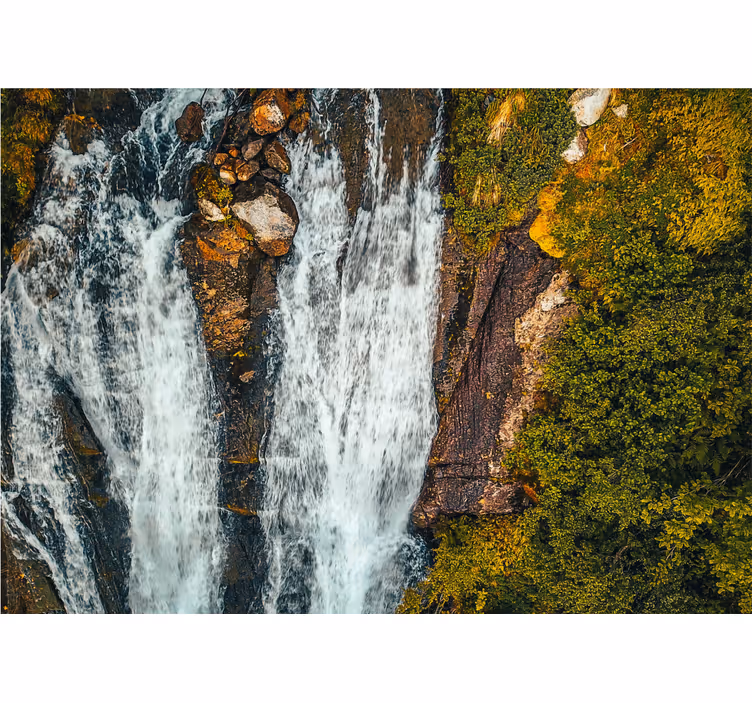 Fototapeter vattenfall grand cascade landskap - Tenstickers