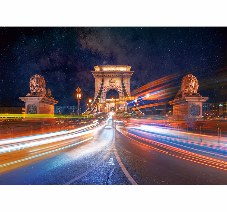 Kedjebron i budapest fototapeta - Tenstickers
