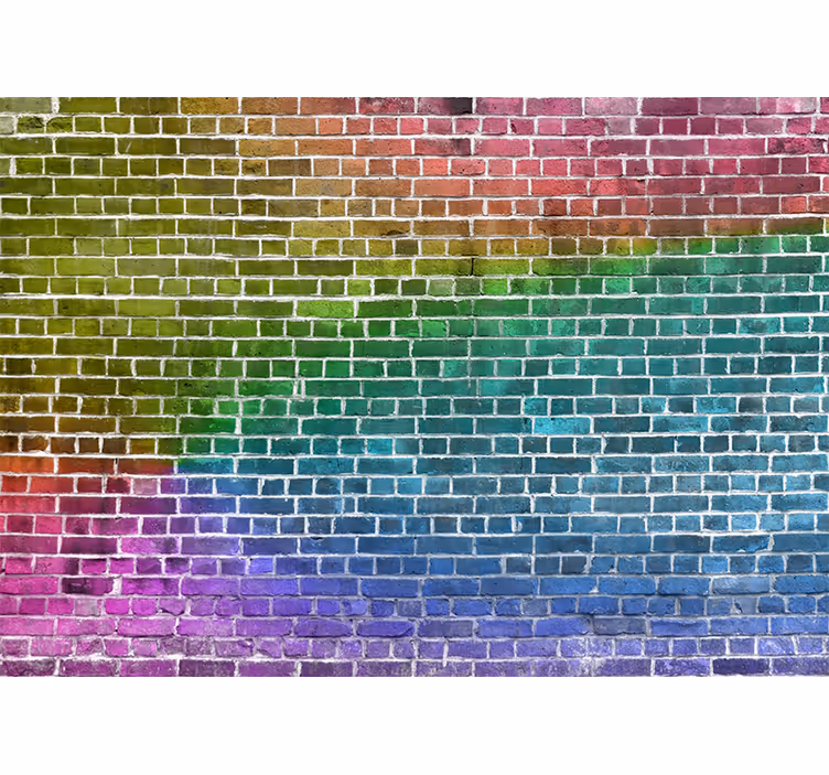 Fototapeter textur och mönster regnbågsstenmönster - Tenstickers