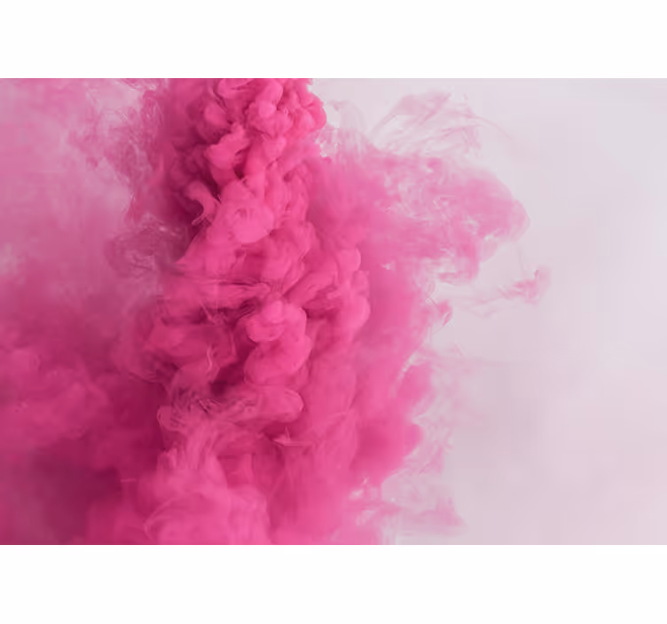 Rosa rök effekt äktenskap fototapeter - Tenstickers