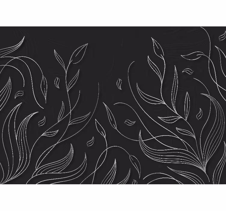 Fototapeter natur eleganta bladmönster - Tenstickers