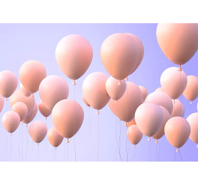 Ballonger arrangemang design barn fototapeter - Tenstickers