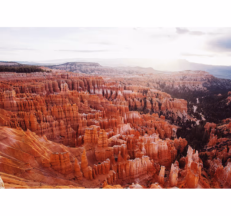 Fototapeter landskap bryce canyon utsikt - Tenstickers