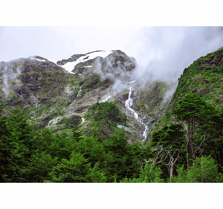 Fototapeter landskap grand mountain utsikt - Tenstickers