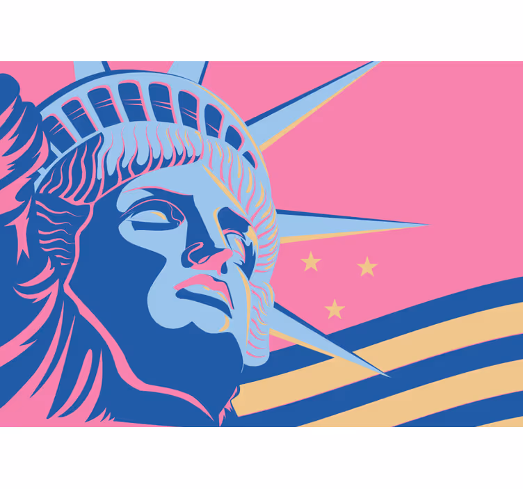 Fototapeter städer och länder liberty monument - Tenstickers