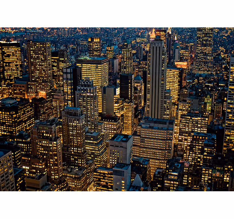 Fototapet new york skyskrapa - Tenstickers