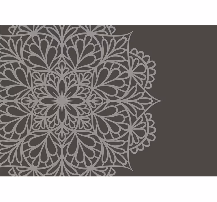 Fototapeter mandala elegant mandala mönster - Tenstickers