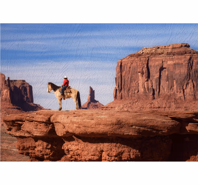 Fototapet klassisk konst i vilda västern grand canyon - Tenstickers