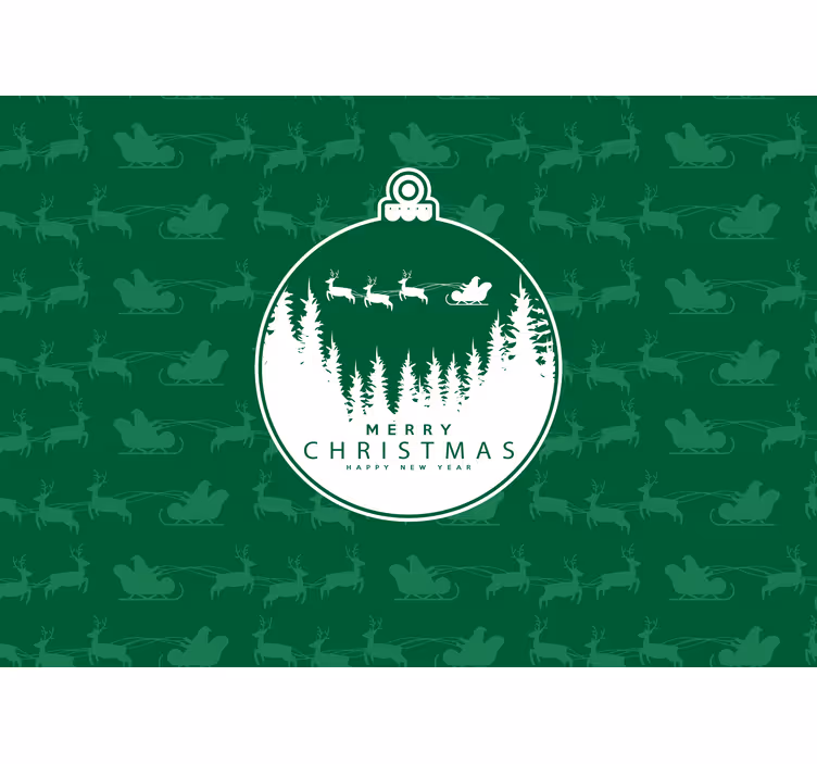 Fototapeter med julmotiv glädjefull vinterlandskap - Tenstickers